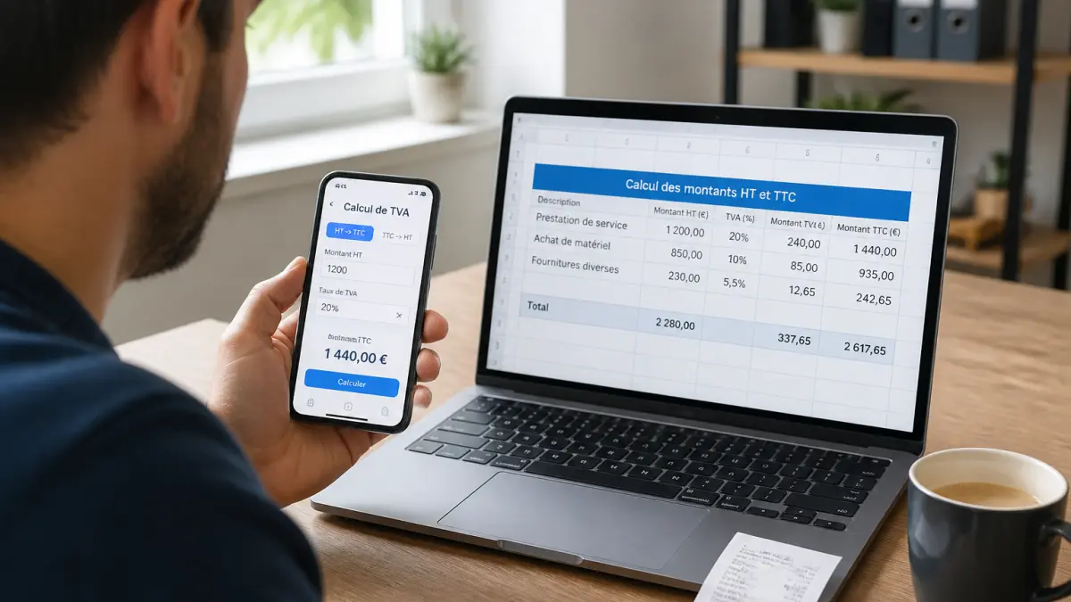 Calcul TVA : convertissez HT en TTC en un clic