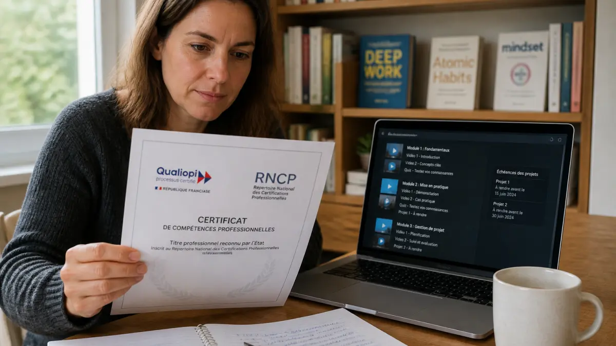 Formation en ligne reconnue : les critères qui font la différence