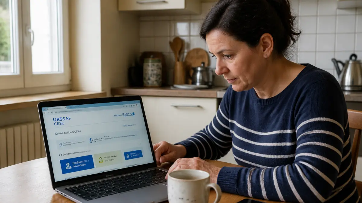 CESU URSSAF employeur : inscription, déclaration et paiement